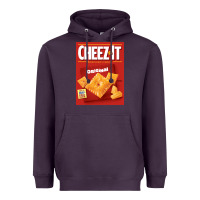 Plum cheez it original box front sweatshirt Heavyweight Hoodie - linhVisuals