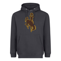 Smoke wyoming athletics Heavyweight Hoodie - linhVisuals