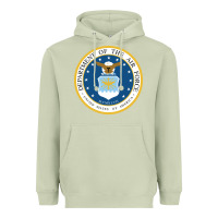 Matcha department of the air force Heavyweight Hoodie - linhVisuals