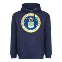 Navy department of the air force Heavyweight Hoodie - linhVisuals