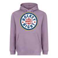 Lavender hockey night in canada 1 Heavyweight Hoodie - linhVisuals