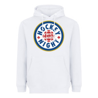 White hockey night in canada 1 Heavyweight Hoodie - linhVisuals
