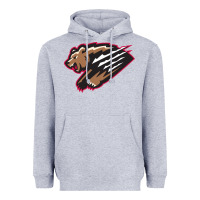 Heather Grey fresno grizzlies baseball Heavyweight Hoodie - linhVisuals
