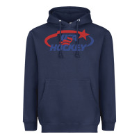 Navy usa hockey Heavyweight Hoodie - linhVisuals