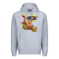 Heather Grey Killifish Premium Hoodie - LillyAllenDesigns