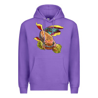 Purple Killifish Premium Hoodie - LillyAllenDesigns