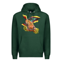 Sports Green Killifish Premium Hoodie - LillyAllenDesigns