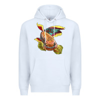 White Killifish Premium Hoodie - LillyAllenDesigns