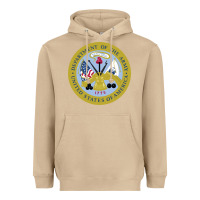 Mushroom department of the army Heavyweight Hoodie - linhVisuals