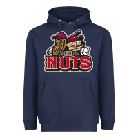 Navy modesto nuts baseball Heavyweight Hoodie - linhVisuals