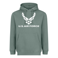 Sage us air force Heavyweight Hoodie - linhVisuals