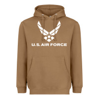 Toasted Coconut us air force Heavyweight Hoodie - linhVisuals
