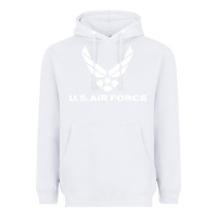 White us air force Heavyweight Hoodie - linhVisuals