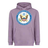 Lavender us department of state 2 Heavyweight Hoodie - linhVisuals