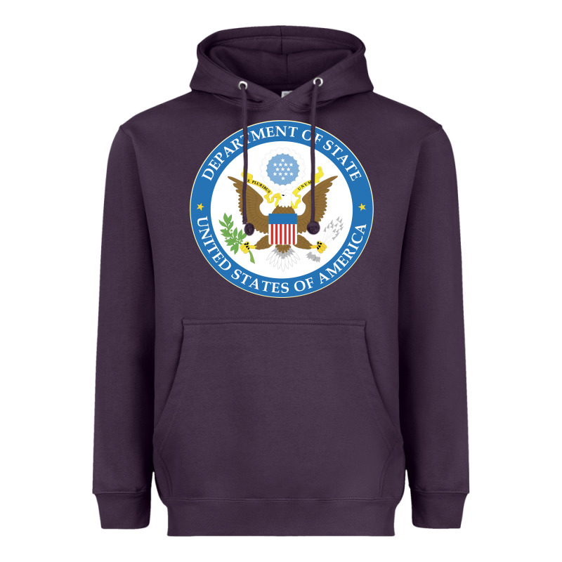 Us Department Of State 2 Heavyweight Hoodie by linhVisuals | Teevron