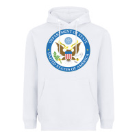 White us department of state 2 Heavyweight Hoodie - linhVisuals