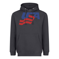 Smoke usa hockey simple Heavyweight Hoodie - linhVisuals