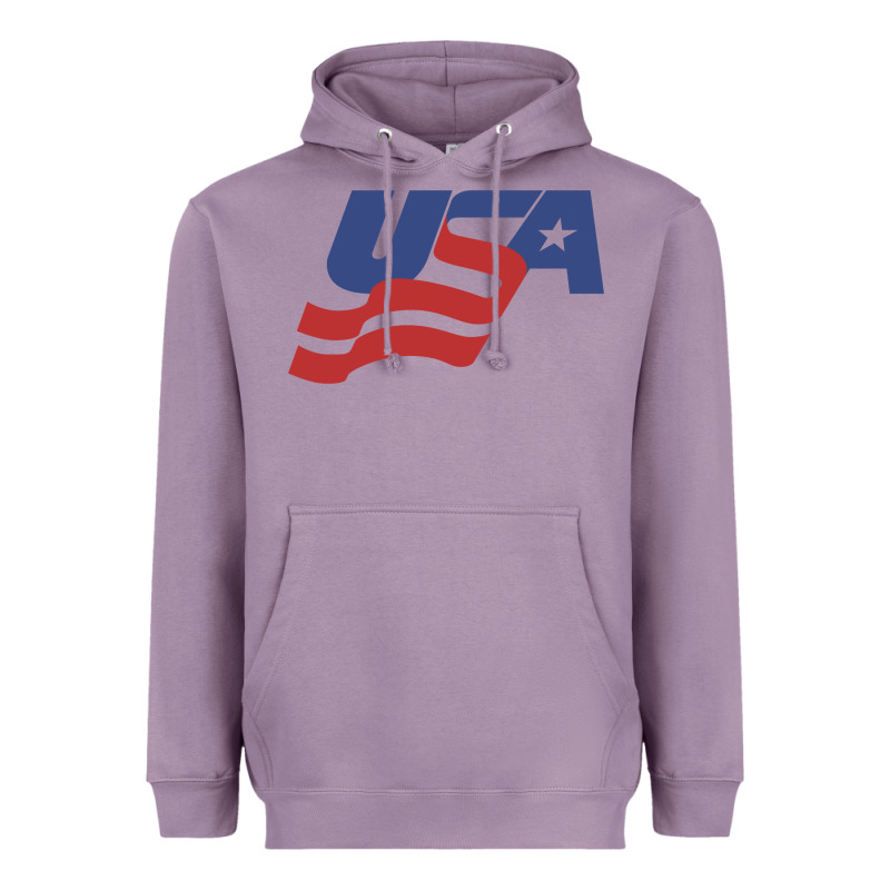 Usa Hockey Simple Heavyweight Hoodie by linhVisuals | Teevron