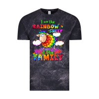Cloud Black I am the rainbow sheep of the family Vintage Tee - FaDigitalArtStudio