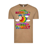 Vintage Coffee I am the rainbow sheep of the family Vintage Tee - FaDigitalArtStudio