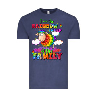 Vintage Denim I am the rainbow sheep of the family Vintage Tee - FaDigitalArtStudio