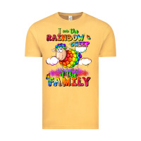 Vintage Mustard I am the rainbow sheep of the family Vintage Tee - FaDigitalArtStudio
