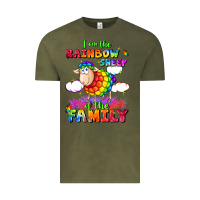 Vintage Olive I am the rainbow sheep of the family Vintage Tee - FaDigitalArtStudio