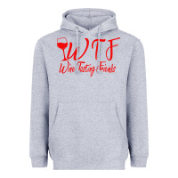 Heather Grey wine tasting friends Heavyweight Hoodie - linhVisuals