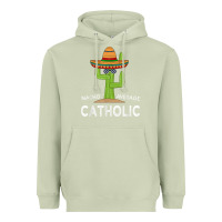 Matcha fun catholicism humor meme saying  funny catholic t shirt Heavyweight Hoodie - linhVisuals
