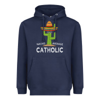 Navy fun catholicism humor meme saying  funny catholic t shirt Heavyweight Hoodie - linhVisuals