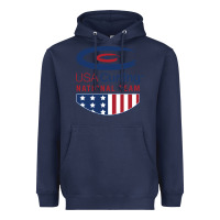 Navy usa curling team Heavyweight Hoodie - linhVisuals