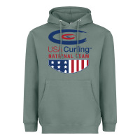 Sage usa curling team Heavyweight Hoodie - linhVisuals