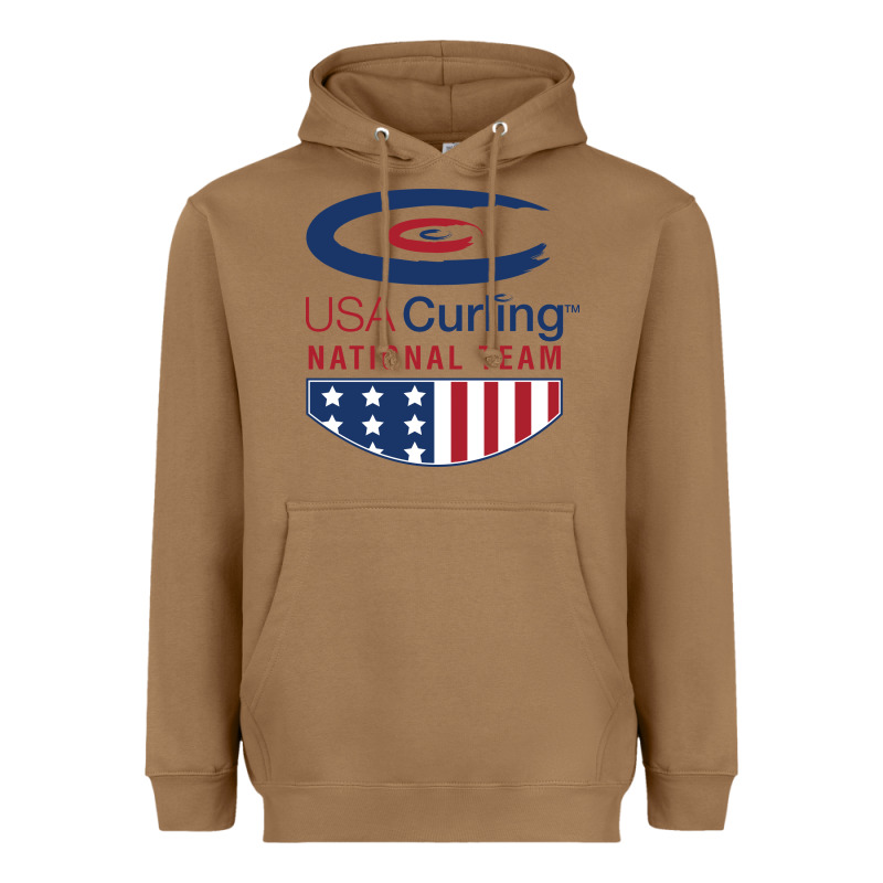 Usa Curling Team Heavyweight Hoodie by linhVisuals | Teevron