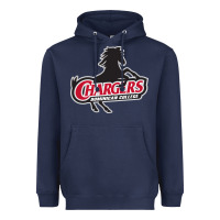 Navy the dominican chargers Heavyweight Hoodie - linhVisuals
