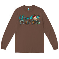 Chestnut blessed teacher Long Sleeve Tee - BundleAndBundleShop