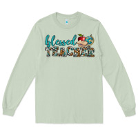 Matcha blessed teacher Long Sleeve Tee - BundleAndBundleShop