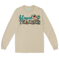 Mushroom blessed teacher Long Sleeve Tee - BundleAndBundleShop