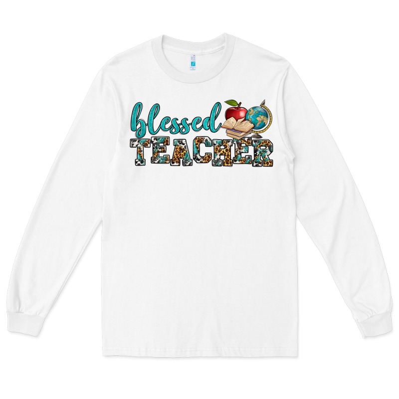 Blessed Teacher Long Sleeve Tee by BundleAndBundleShop | Teevron