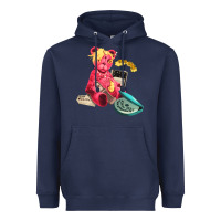 Navy #mod sun Heavyweight Hoodie - linhVisuals