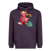 Plum #mod sun Heavyweight Hoodie - linhVisuals