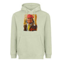 Matcha geronimo apache warrior native american t shirt Heavyweight Hoodie - linhVisuals