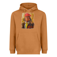 Meerkat geronimo apache warrior native american t shirt Heavyweight Hoodie - linhVisuals