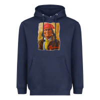 Navy geronimo apache warrior native american t shirt Heavyweight Hoodie - linhVisuals