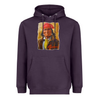 Plum geronimo apache warrior native american t shirt Heavyweight Hoodie - linhVisuals