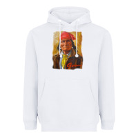 White geronimo apache warrior native american t shirt Heavyweight Hoodie - linhVisuals