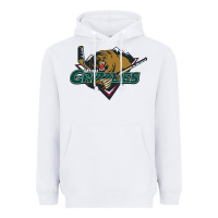 White the-utah-grizzlies-pen Heavyweight Hoodie - linhVisuals