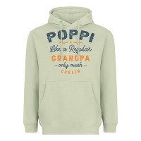 Matcha Mens Poppi Like a Regular Grandpa Funny Fathers Day Heavyweight Hoodie - linhVisuals