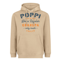Mushroom Mens Poppi Like a Regular Grandpa Funny Fathers Day Heavyweight Hoodie - linhVisuals