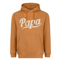 Meerkat Mens Best Papa Ever Funny Fathers Day Heavyweight Hoodie - linhVisuals