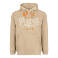 Mushroom Mens Best Papa Ever Funny Fathers Day Heavyweight Hoodie - linhVisuals